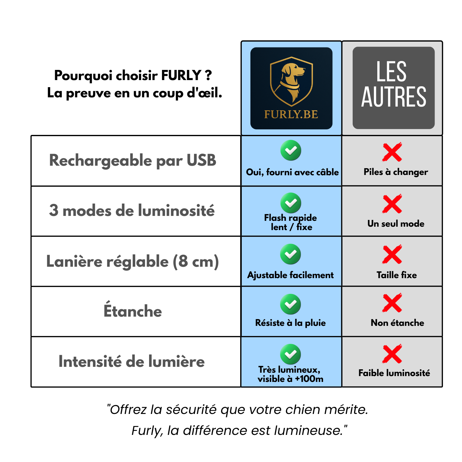 Collier lumineux Furly